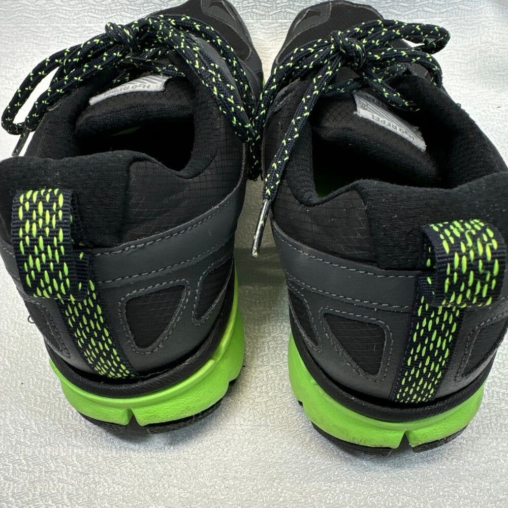 Nike Flex Trail H2O Repel Mens Running Shoes Black Lime Green 538552-001 Size 10 - Picture 4 of 7